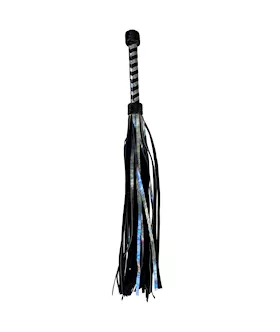 Shiny Leather and Suede Flogger