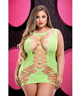 Fishnet Mini Dress