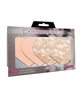 Nude Ambition Heart Pasties