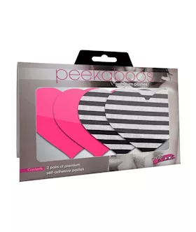 Double Vision Heart Pasties