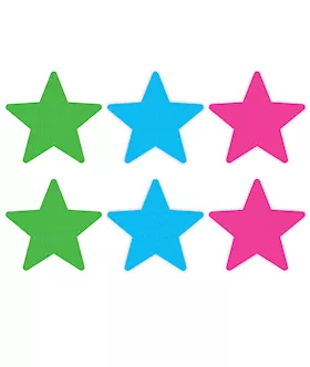 Neon Star Pasties