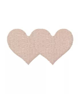 Nude Satin Heart Pasties