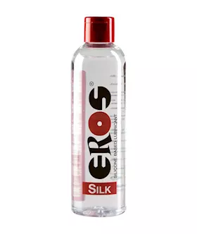 EROS SILK Silicone Based Lubricant Bottle