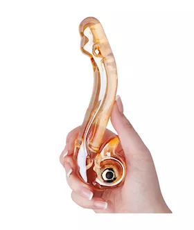 Lucent Nessa VIBRATING GLASS MASSAGER  7 INCH