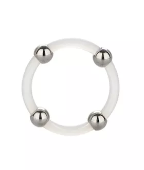 Steel Beaded Silicone CRing