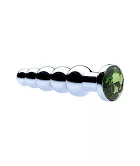 KinKi Beaded Gem Butt Plug  55 Inch