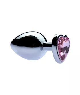 Kink Range Jewelled Heart Butt Plug  36 Inch