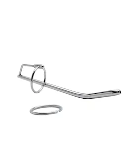 Kink Range Stainless Steel Ring and Penis Plug  75 Inch
