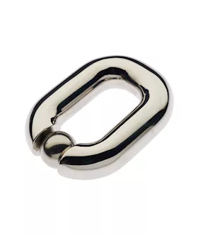 Kink Range Oval Cock and Ball Ring  46mm