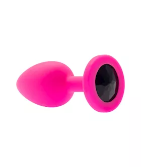 Kink Range Silicone Gemmed Butt Plug  28 Inch