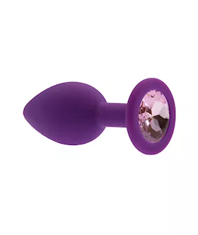 Kink Range Silicone Gemmed Butt Plug  28 Inch