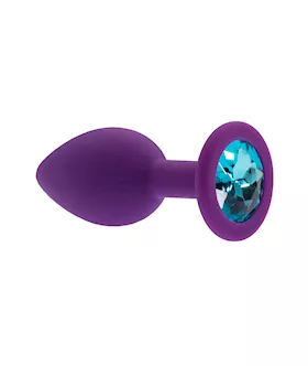 Kink Range Silicone Gemmed Butt Plug  28 Inch