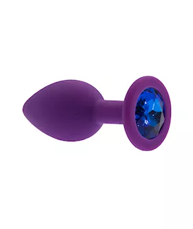 Kink Range Silicone Gemmed Butt Plug  28 Inch