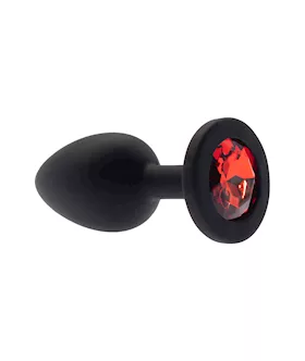 Kink Range Silicone Gemmed Butt Plug  28 Inch