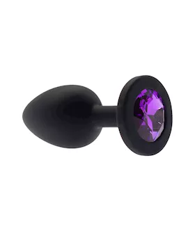 Kink Range Silicone Gemmed Butt Plug  28 Inch