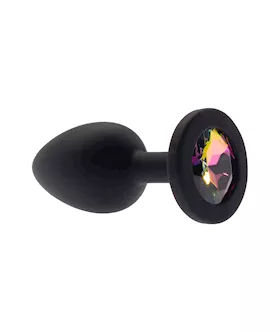 Kink Range Silicone Gemmed Butt Plug  28 Inch