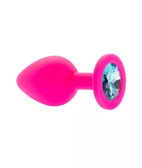 Kink Range Silicone Gemmed Butt Plug  31 Inch