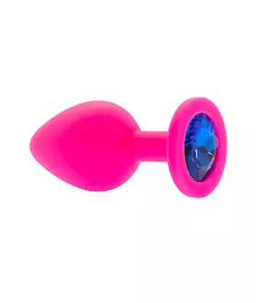 Kink Range Silicone Gemmed Butt Plug  31 Inch