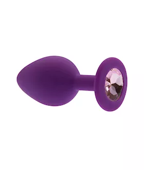 Kink Range Silicone Gemmed Butt Plug  31 Inch