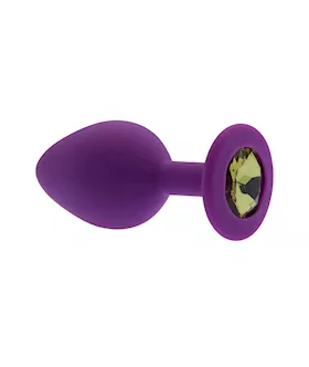 Kink Range Silicone Gemmed Butt Plug  31 Inch