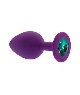 Kink Range Silicone Gemmed Butt Plug  31 Inch