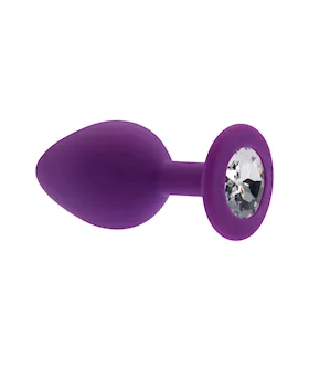 Kink Range Silicone Gemmed Butt Plug  31 Inch