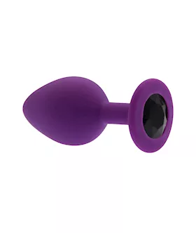Kink Range Silicone Gemmed Butt Plug  31 Inch