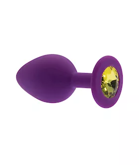 Kink Range Silicone Gemmed Butt Plug  31 Inch