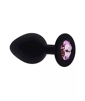 Kink Range Silicone Gemmed Butt Plug  31 Inch