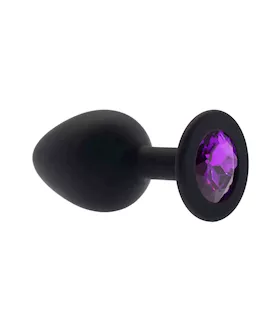 Kink Range Silicone Gemmed Butt Plug  31 Inch