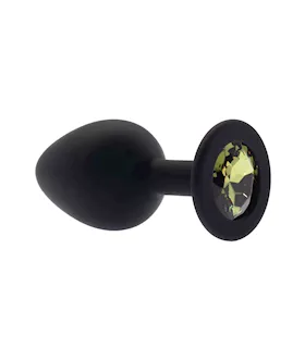 Kink Range Silicone Gemmed Butt Plug  31 Inch