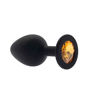 Kink Range Silicone Gemmed Butt Plug  31 Inch