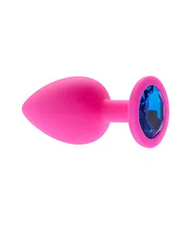 Kink Range Silicone Gemmed Butt Plug  38 Inch