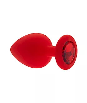 Kink Range Silicone Gemmed Butt Plug  38 Inch