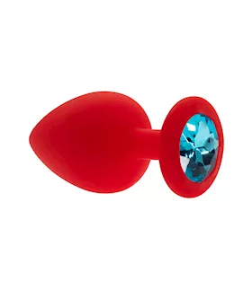 Kink Range Silicone Gemmed Butt Plug  38 Inch