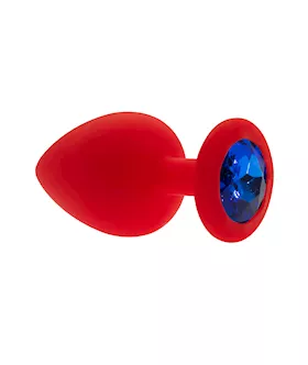 Kink Range Silicone Gemmed Butt Plug  38 Inch
