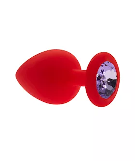 Kink Range Silicone Gemmed Butt Plug  38 Inch