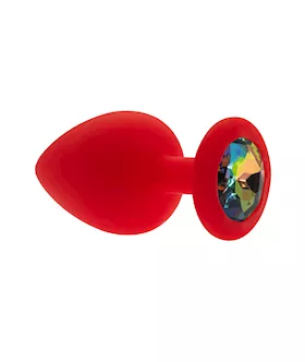 Kink Range Silicone Gemmed Butt Plug  38 Inch