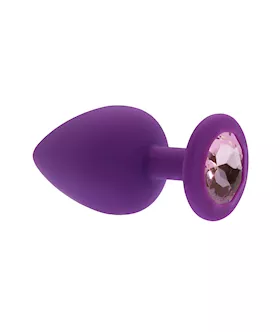 Kink Range Silicone Gemmed Butt Plug  38 Inch