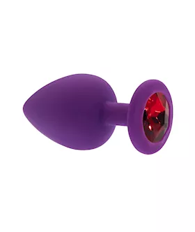 Kink Range Silicone Gemmed Butt Plug  38 Inch