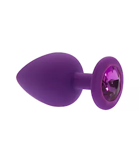 Kink Range Silicone Gemmed Butt Plug  38 Inch