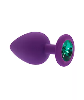 Kink Range Silicone Gemmed Butt Plug  38 Inch