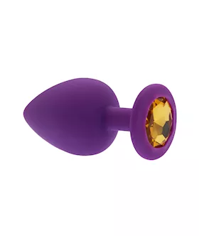 Kink Range Silicone Gemmed Butt Plug  38 Inch