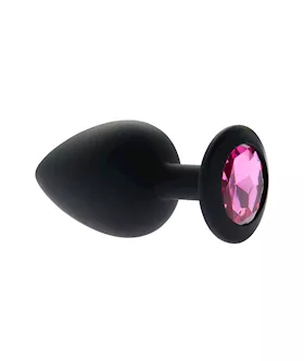 Kink Range Silicone Gemmed Butt Plug  38 Inch