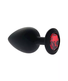 Kink Range Silicone Gemmed Butt Plug  38 Inch
