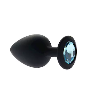 Kink Range Silicone Gemmed Butt Plug  38 Inch