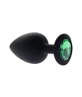 Kink Range Silicone Gemmed Butt Plug  38 Inch