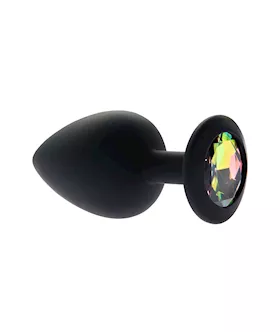 Kink Range Silicone Gemmed Butt Plug  38 Inch