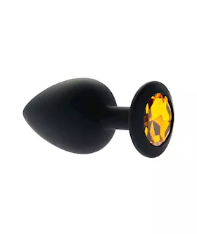 Kink Range Silicone Gemmed Butt Plug  38 Inch
