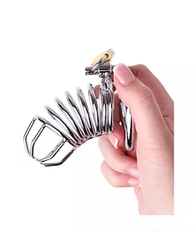 Kink Range Spiraled Chastity Cage  44mm